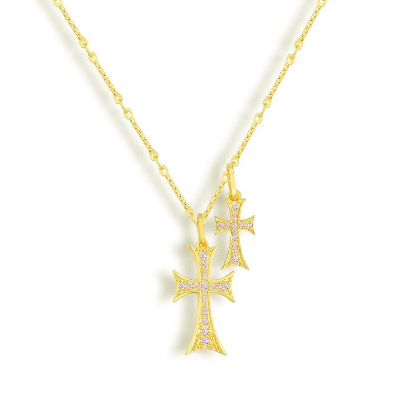 Double Cross Me Necklace - Image 10