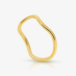 Alternative view of Daydream Wave Pinky Ring