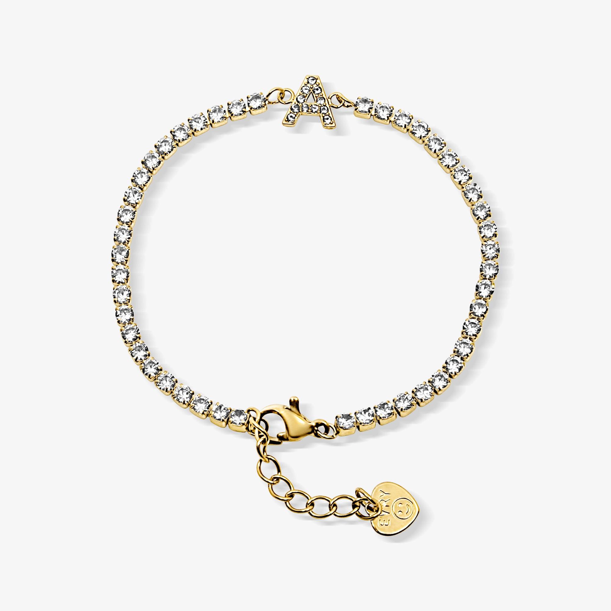 Icy Initial Tennis Bracelet - Image 8