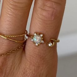 Alternative view of Moonkiss Ring