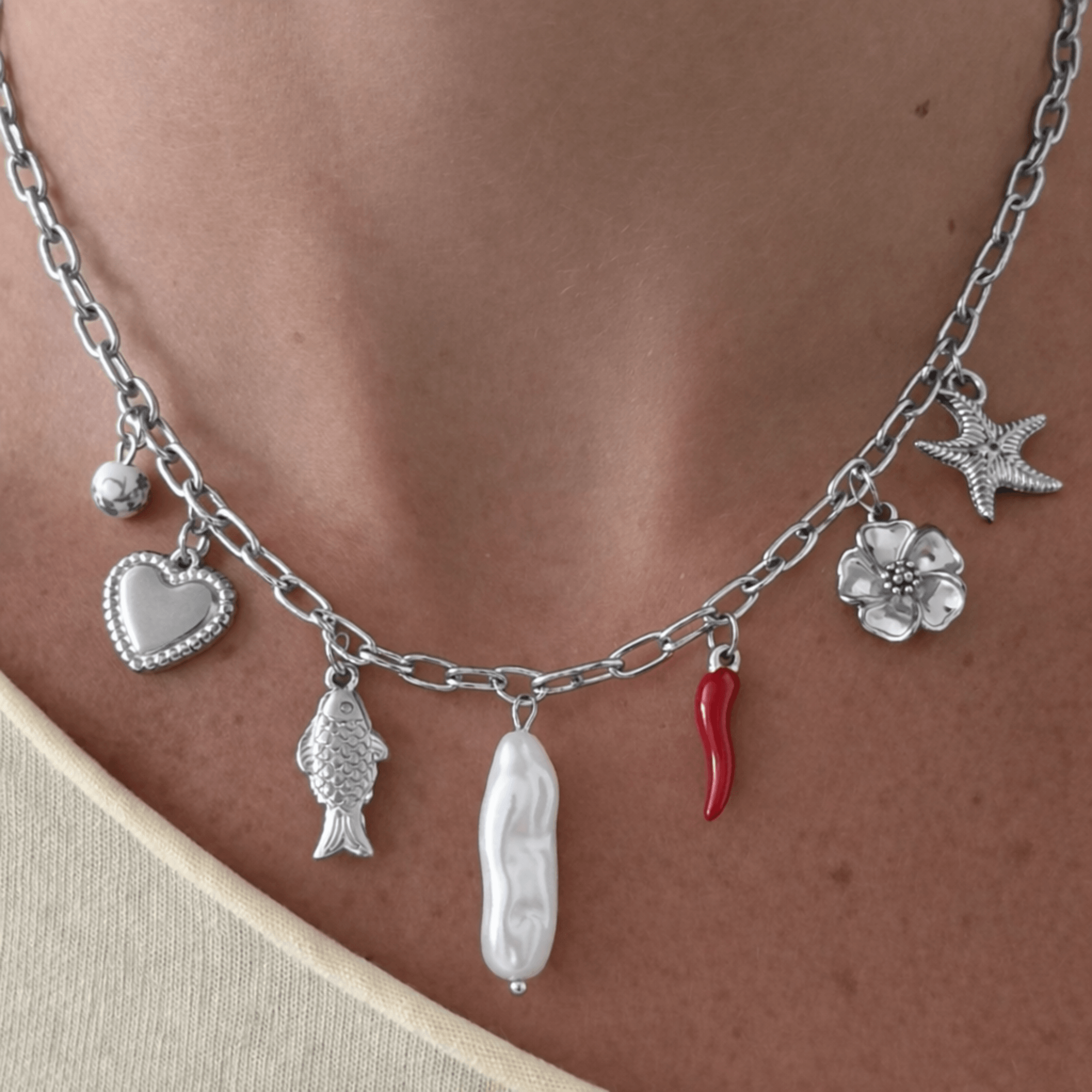 Saltwater Babe Charm Necklace - Image 3