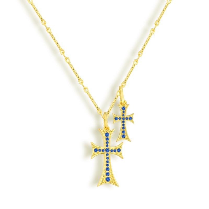 Double Cross Me Necklace - Image 7