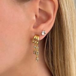 Alternative view of Icy Chain Earrings