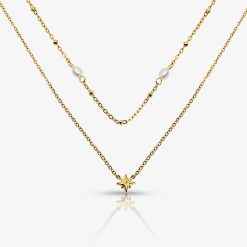 Alternative view of Sunlit Pearl Necklace