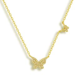 Alternative view of Bisou de Papillon Necklace