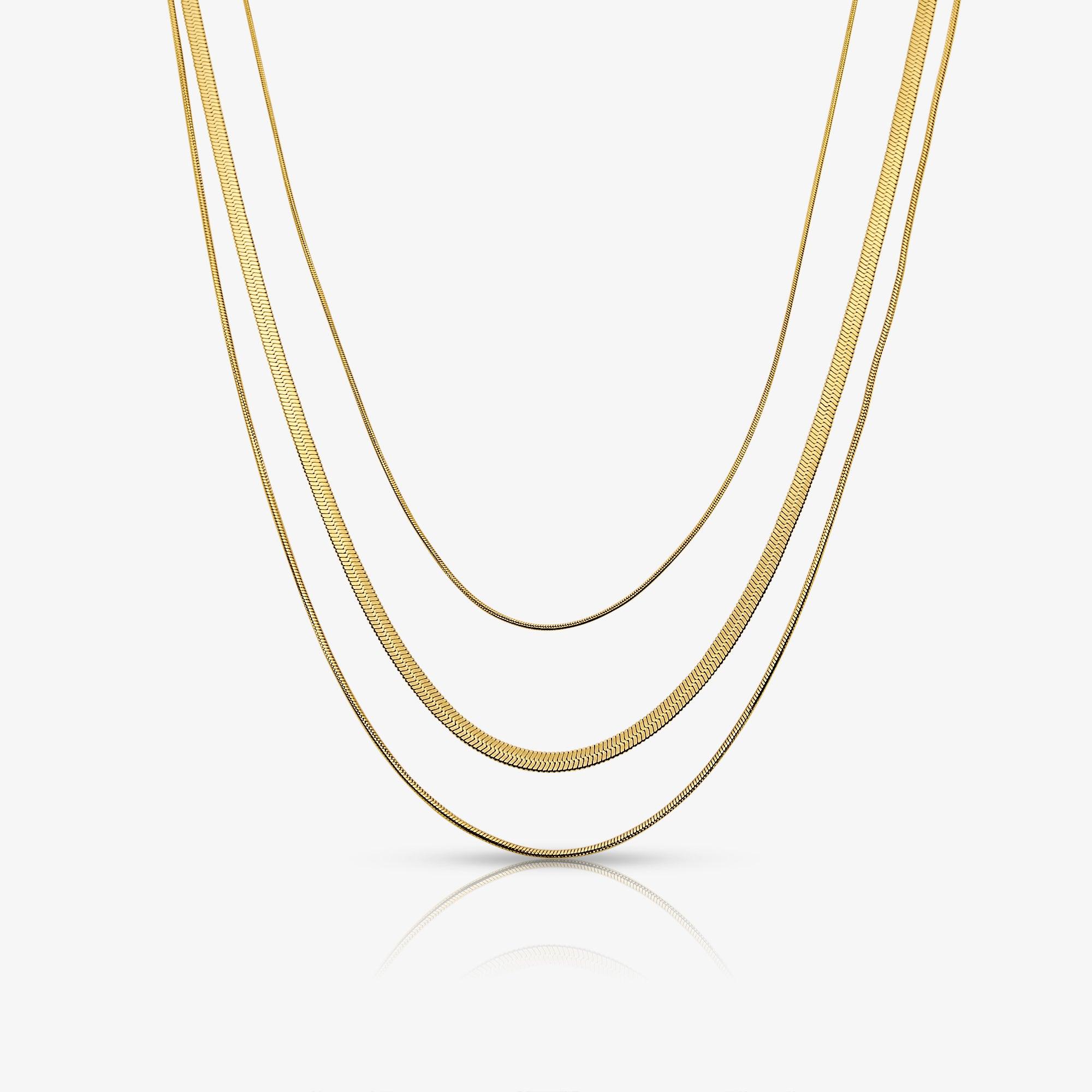 Queen Behaviour Triple Layered Necklace