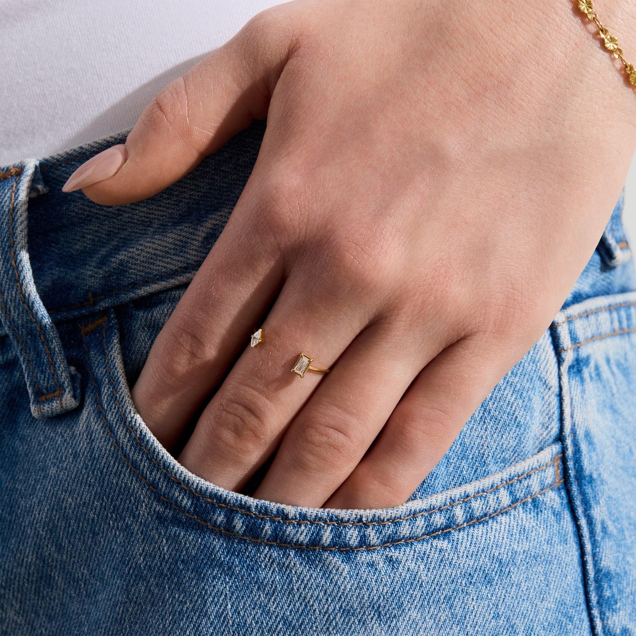Frosted Duet Ring - Image 3