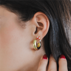 Alternative view of Candy Cane Earrings