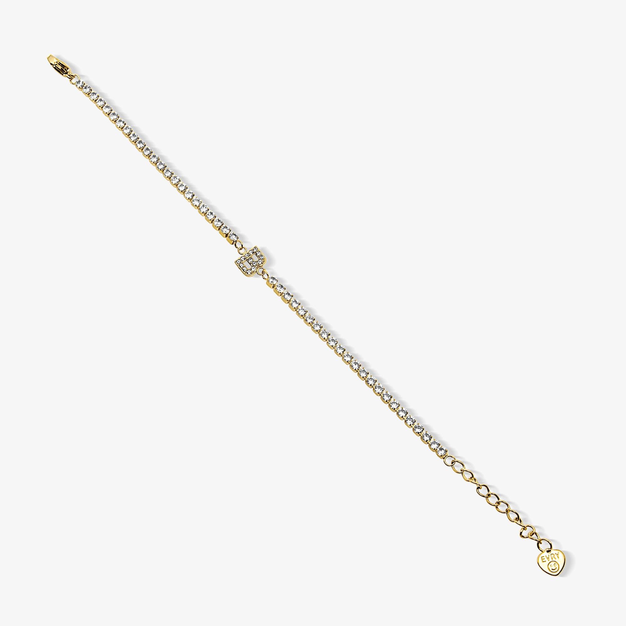 Icy Initial Tennis Bracelet - Image 9