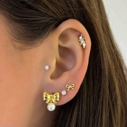 Alternative view of Take A Bow Earrings