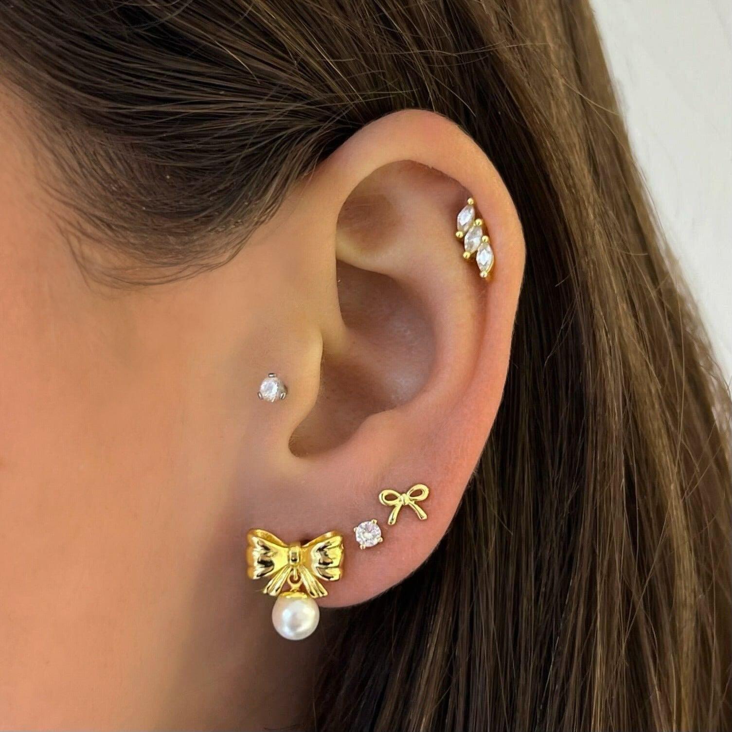 Rosette Earrings - Image 2