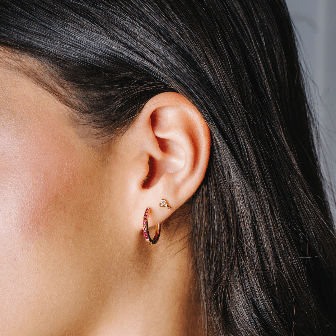 Key To My Heart Earrings - Image 2