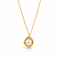 Alternative view of Pretty Pearl Aura Necklace