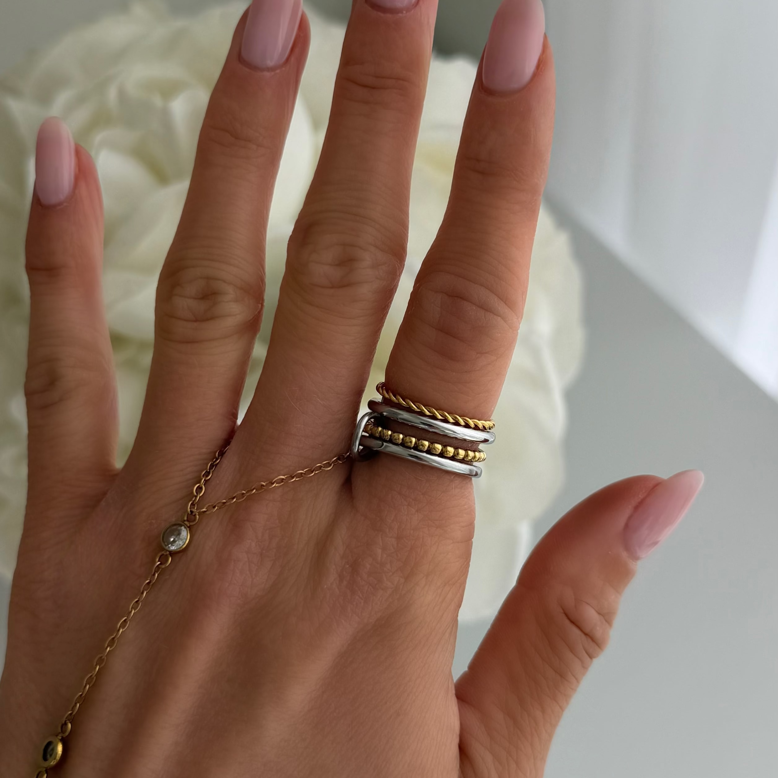 Unbothered Stacked Ring - Image 4