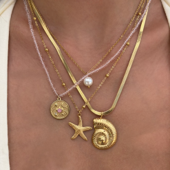 Alternative view of Pink Treasure Necklace