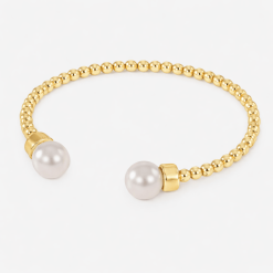 Pearly Beaded Bangle