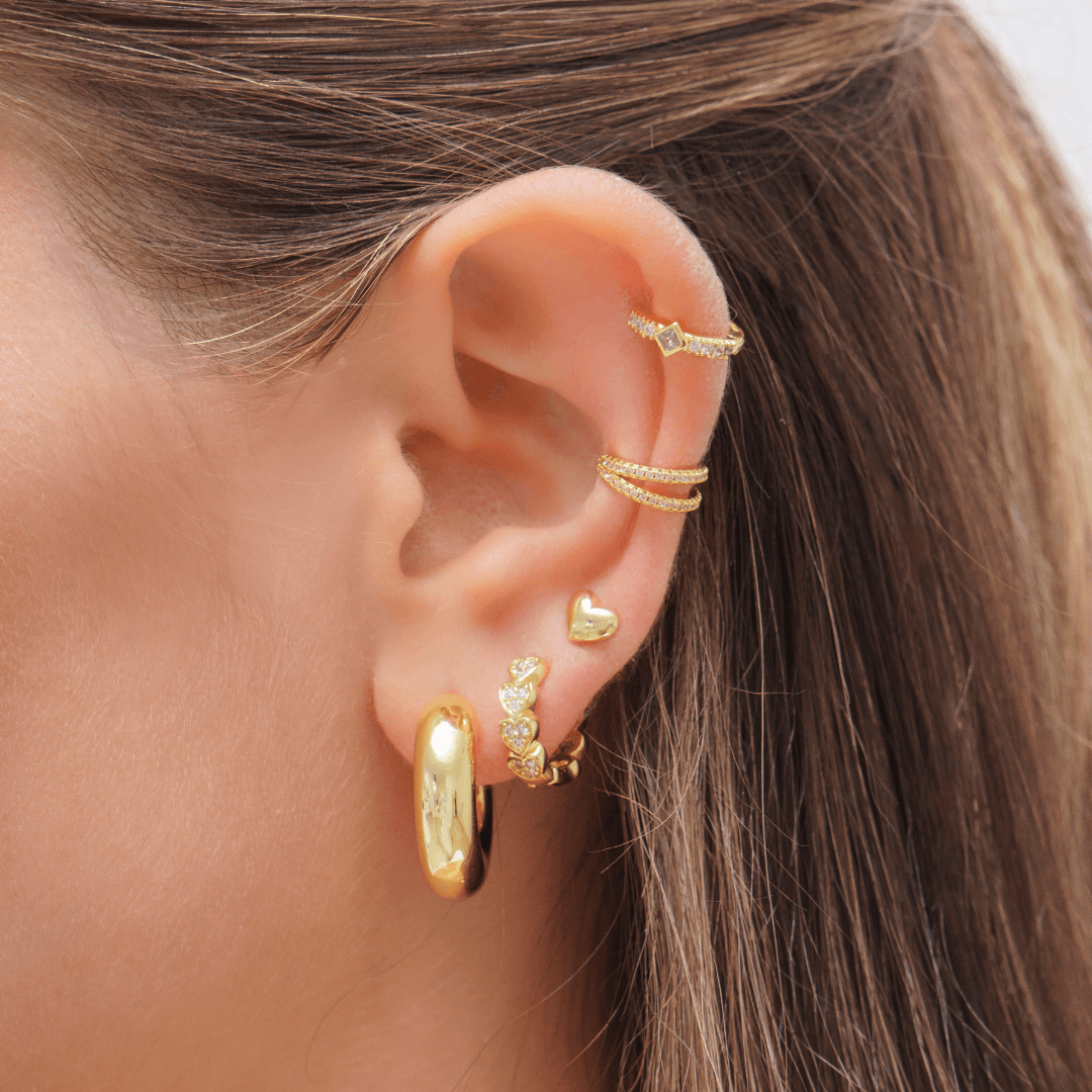 Hearts All Around Earrings - Image 4