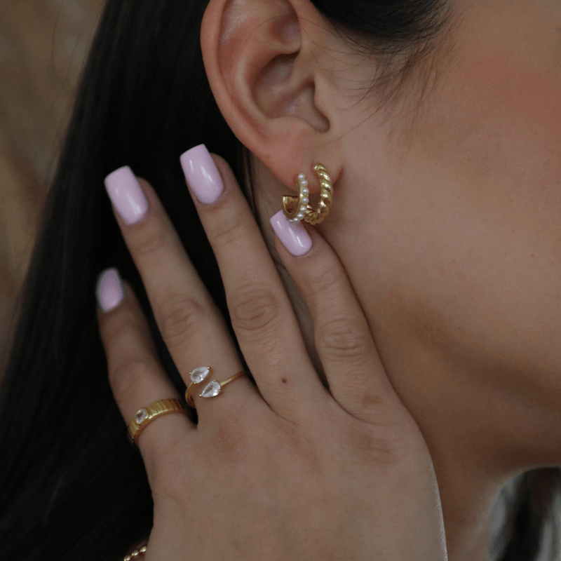 Pearl Earrings - Image 3