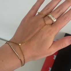 Alternative view of Dahlia Hand Chain