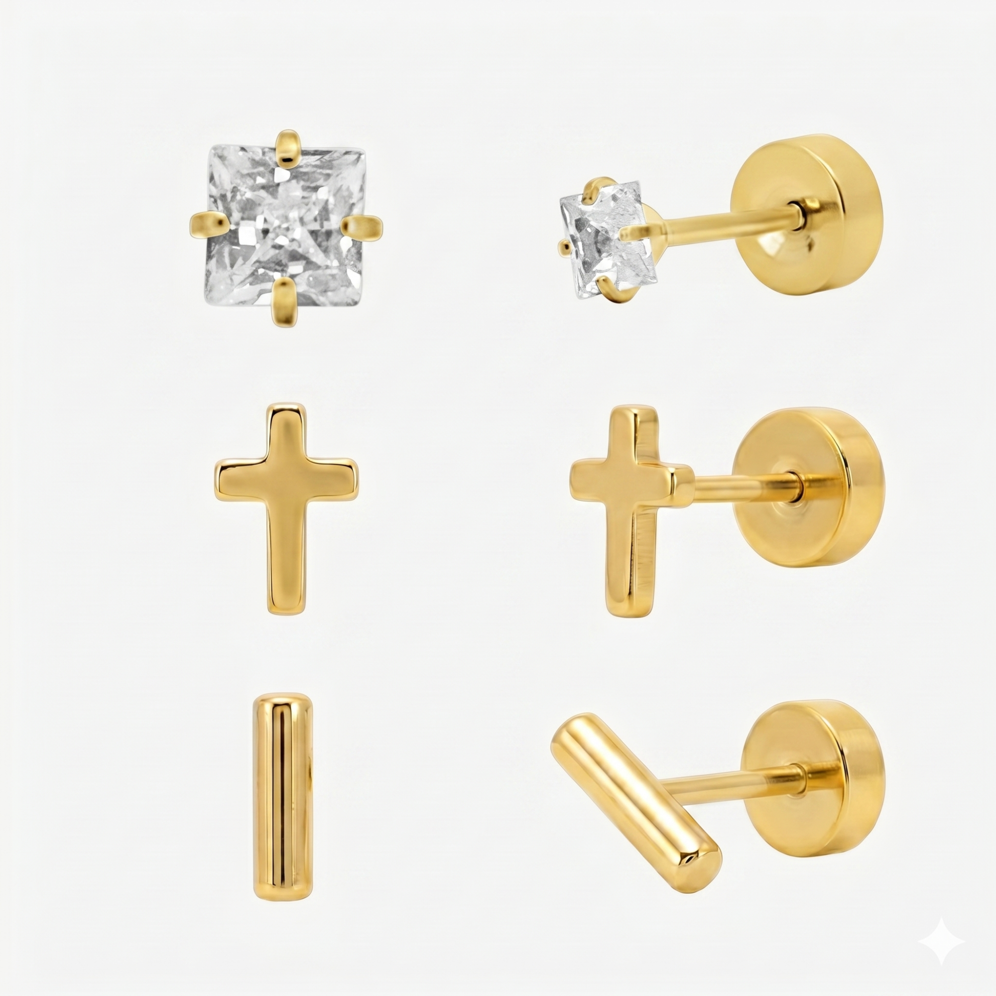 Flat Back Earrings Set Collection - Image 31