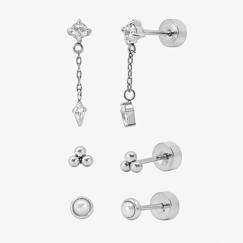 Flat Back Earrings Set Collection - Image 20