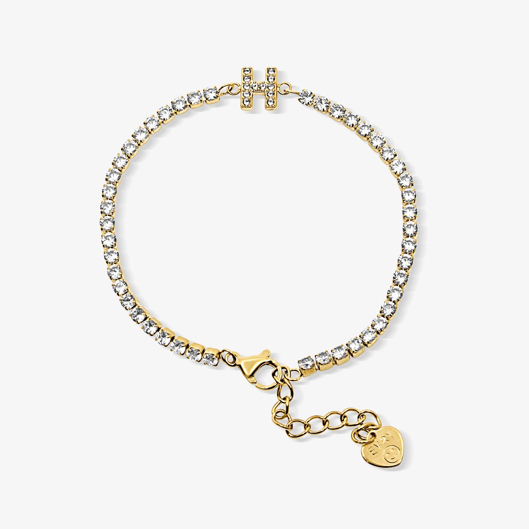 Icy Initial Tennis Bracelet - Image 18