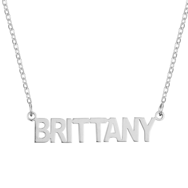 Custom/Personalized Nameplate Necklace - Image 7