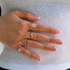 Alternative view of Prism Petal Ring