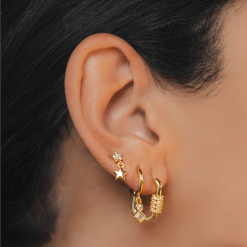 Alternative view of Carabiner Earrings