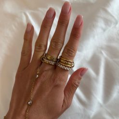 Alternative view of Lulu Stacked Ring