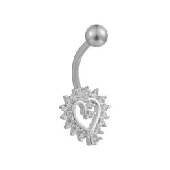 Alternative view of In Love Belly Ring