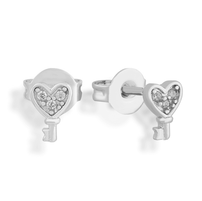 Key To My Heart Earrings - Image 3