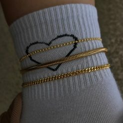 Alternative view of Baby Angel Anklet
