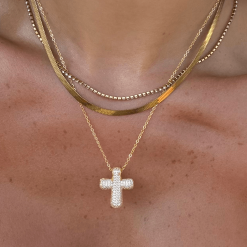 Alternative view of Forever Blessed Cross Necklace
