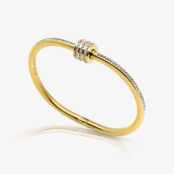 Alternative view of Twisty Bling Bangle