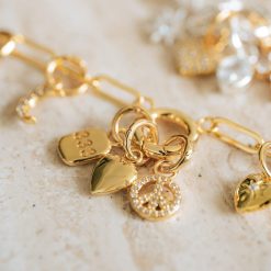 Alternative view of Linked Together Charm Necklace
