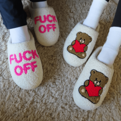 Alternative view of Teddy Slippers