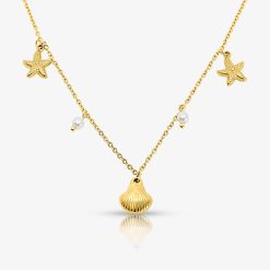 Alternative view of Beachy Charm Necklace
