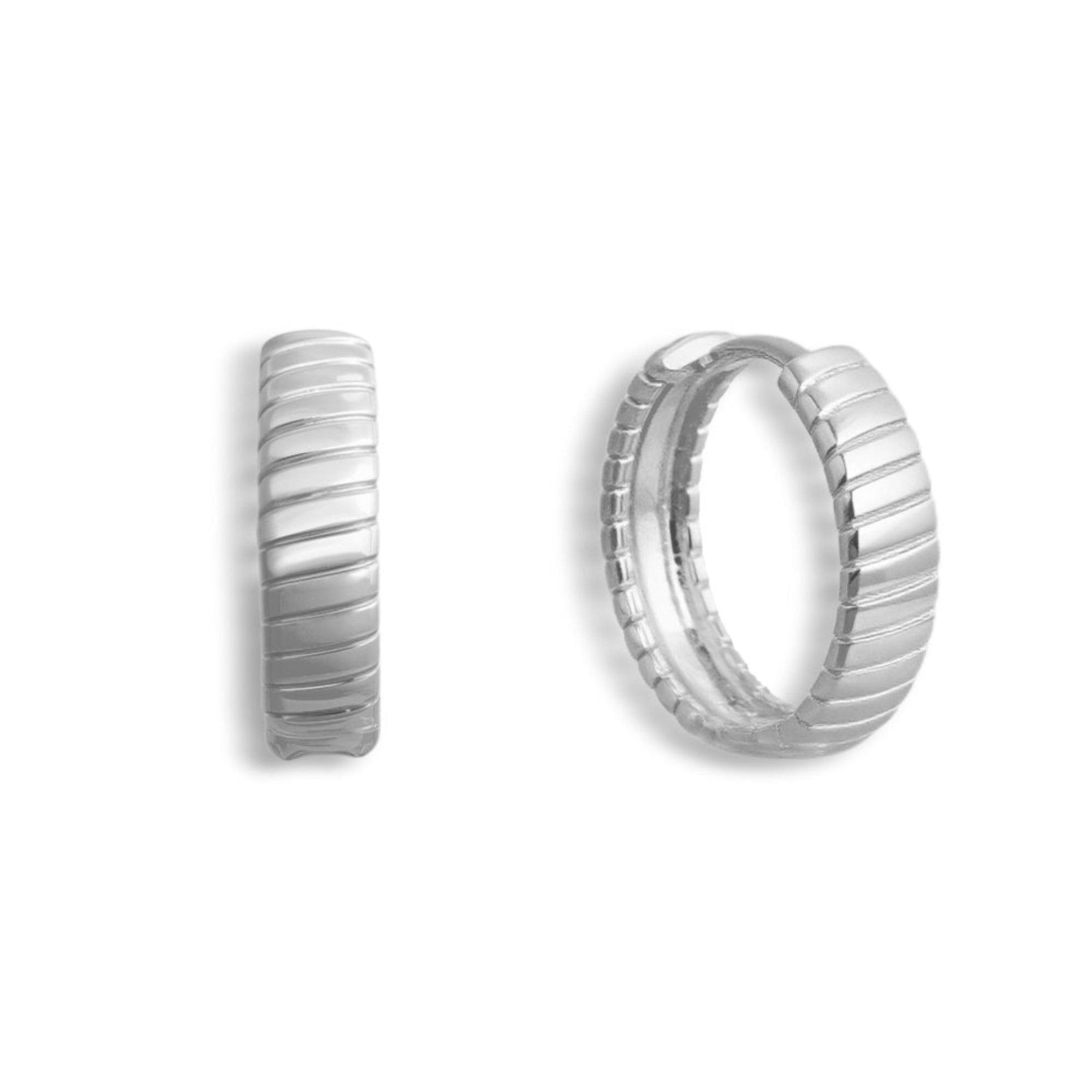 Golden Hoop Earrings - Image 2