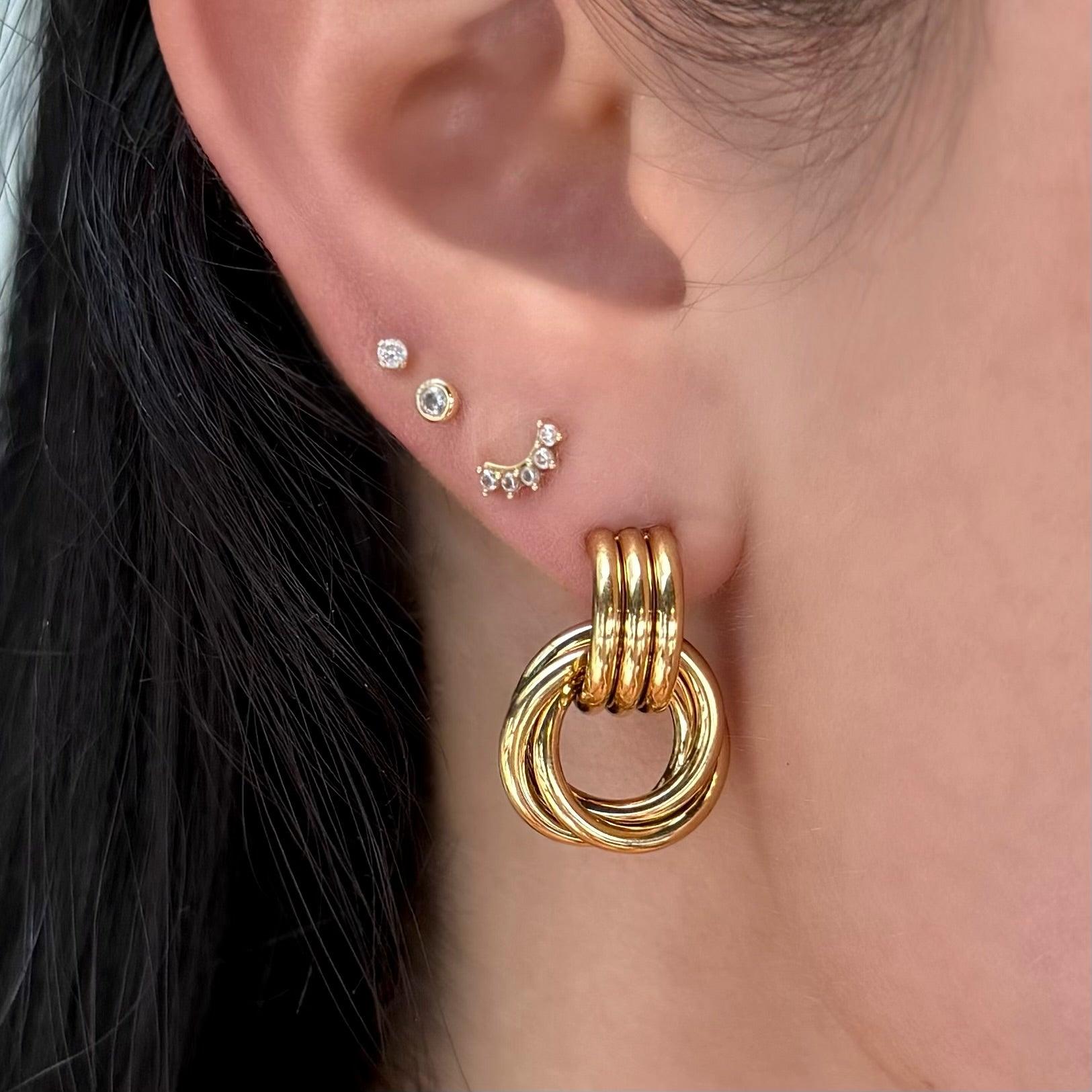 Bordeaux Earrings - Image 2