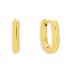 Bold Oval Hoop Earrings