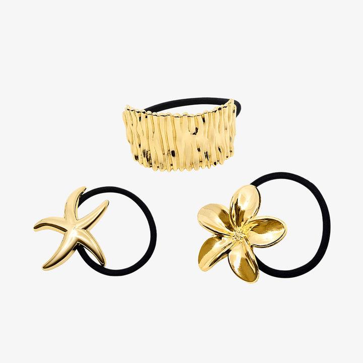 Beach Girl 3-Pack Hair Elastic Set - Image 2