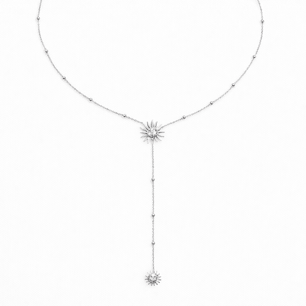 Sunny Glow Lariat Necklace - Image 3