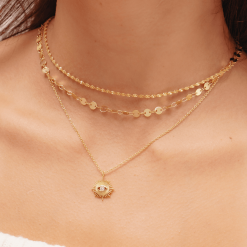 Alternative view of Sun's Eye Necklace