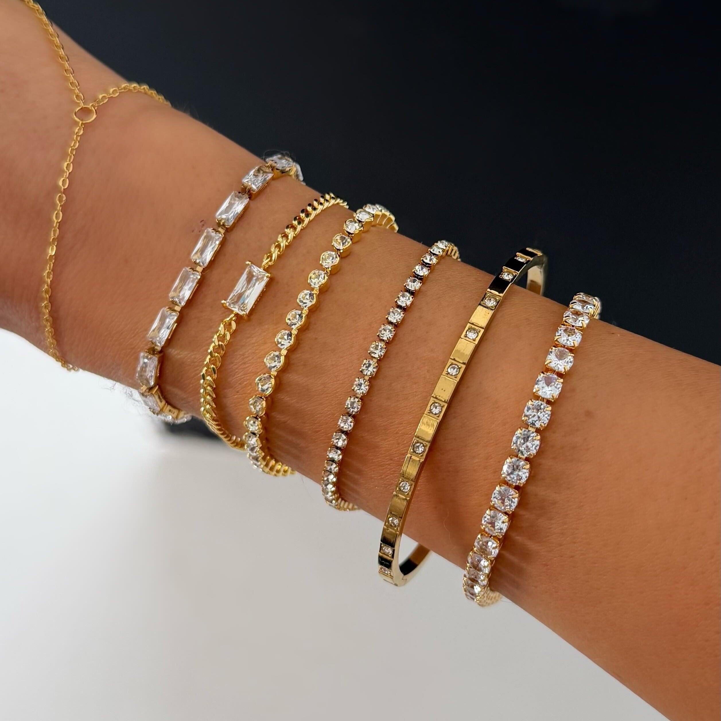 Champagne Queen Tennis Bracelet - Image 5