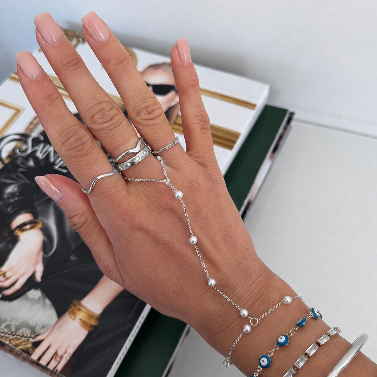 Viral Hand Chains: Anti Tarnish Waterproof - Image 6
