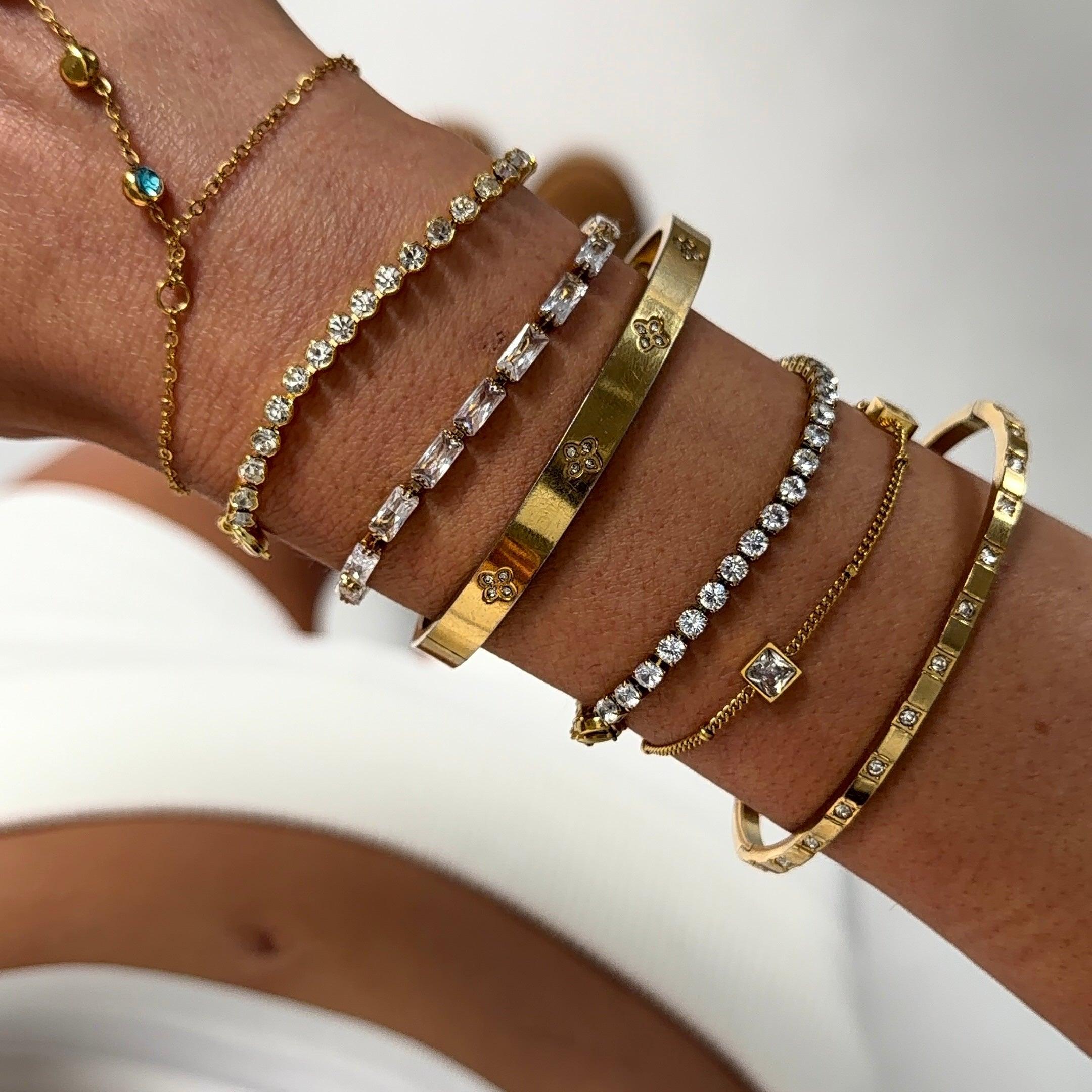 Champagne Princess Tennis Bracelet - Image 5
