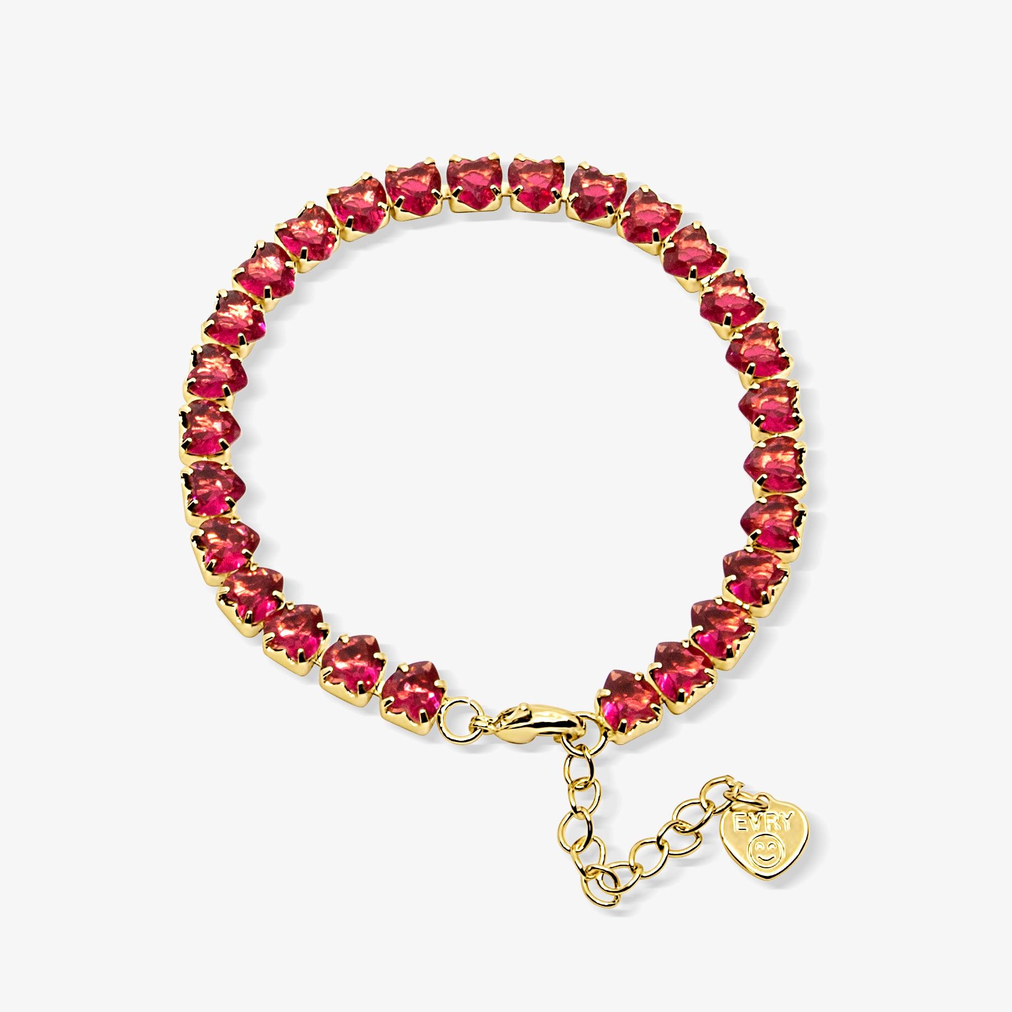 Fergie Heart Tennis Bracelet - Image 9