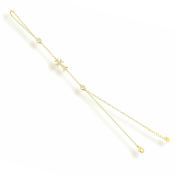 Alternative view of Double Cross Me Hand Chain