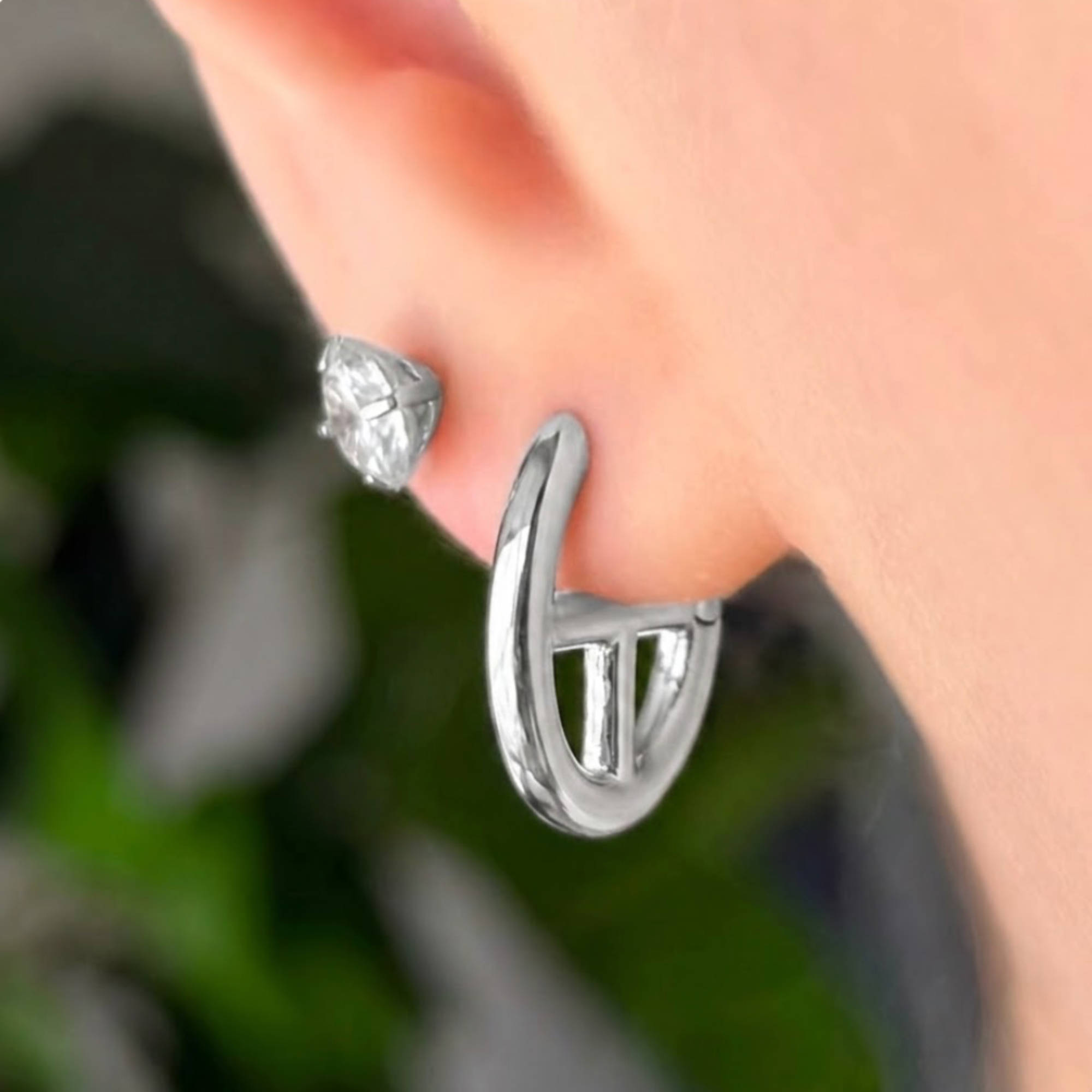 Dolce Iconic Hoop Earrings - Image 2